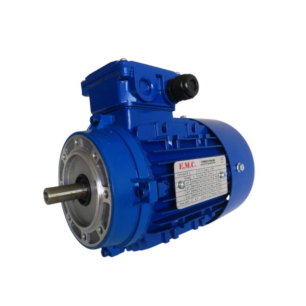 BUSCK - MS71B-4 Moteur électrique triphasé 0,37 kW 0,50 ch 1375 tr/min 230/400 V B3/B14